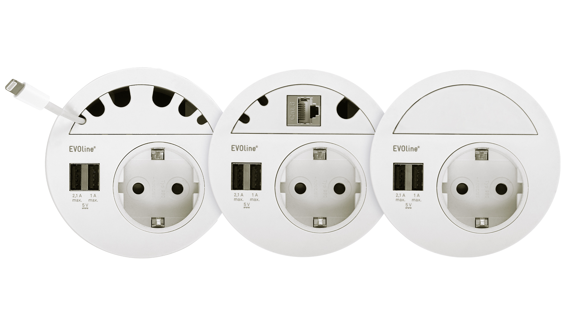 EVOline Circle80 white viriants - EVOlineStore